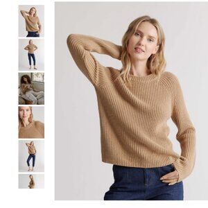 Quince Fisherman Sweater (tan)